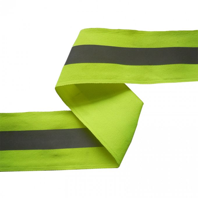 Bande 100 réfléchissante de sécurité de rubans de polyester à simple